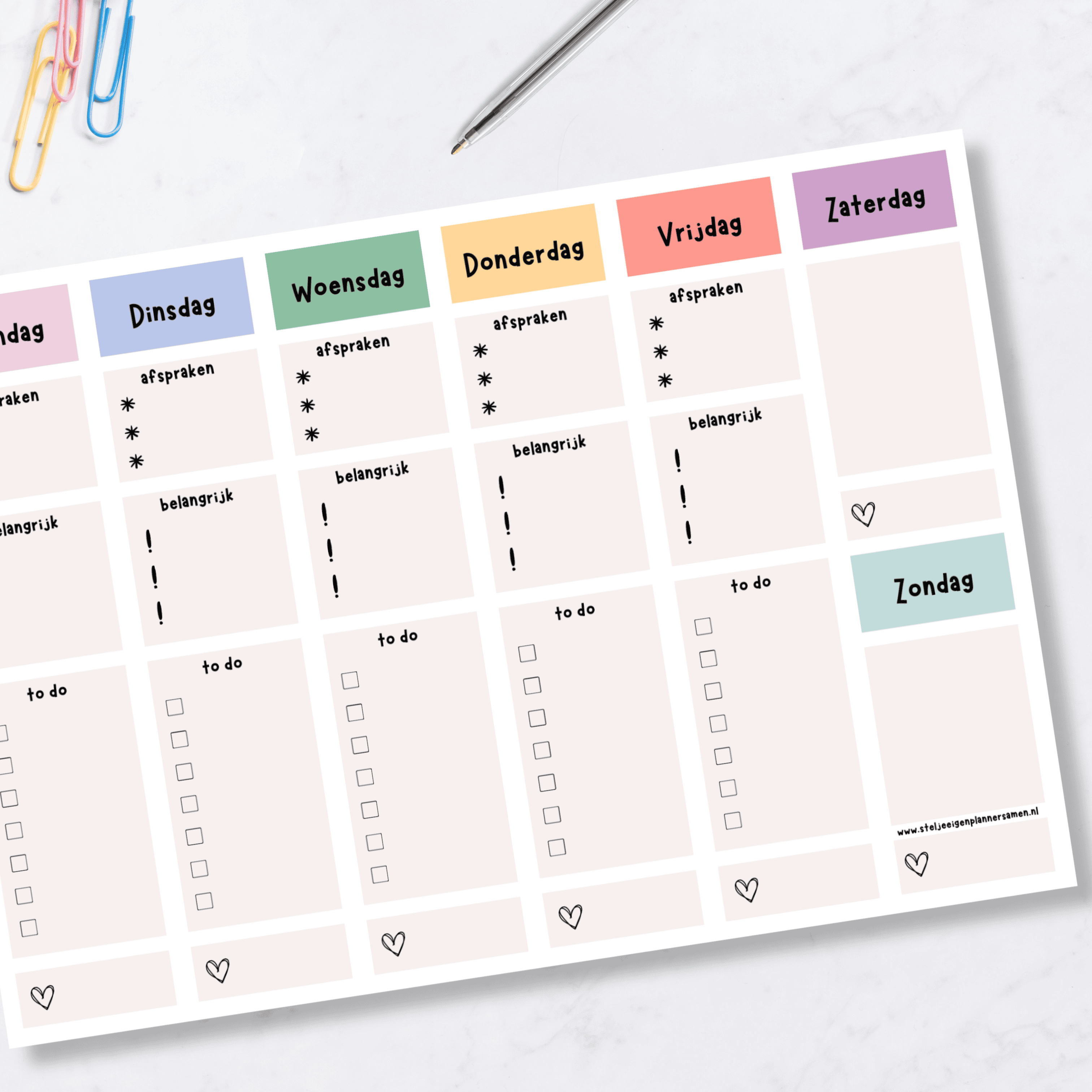 weekplanner