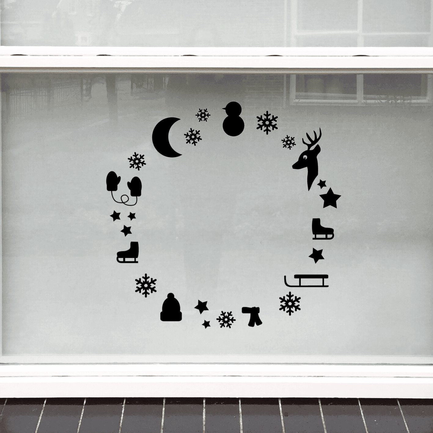 adventskalender raamsticker