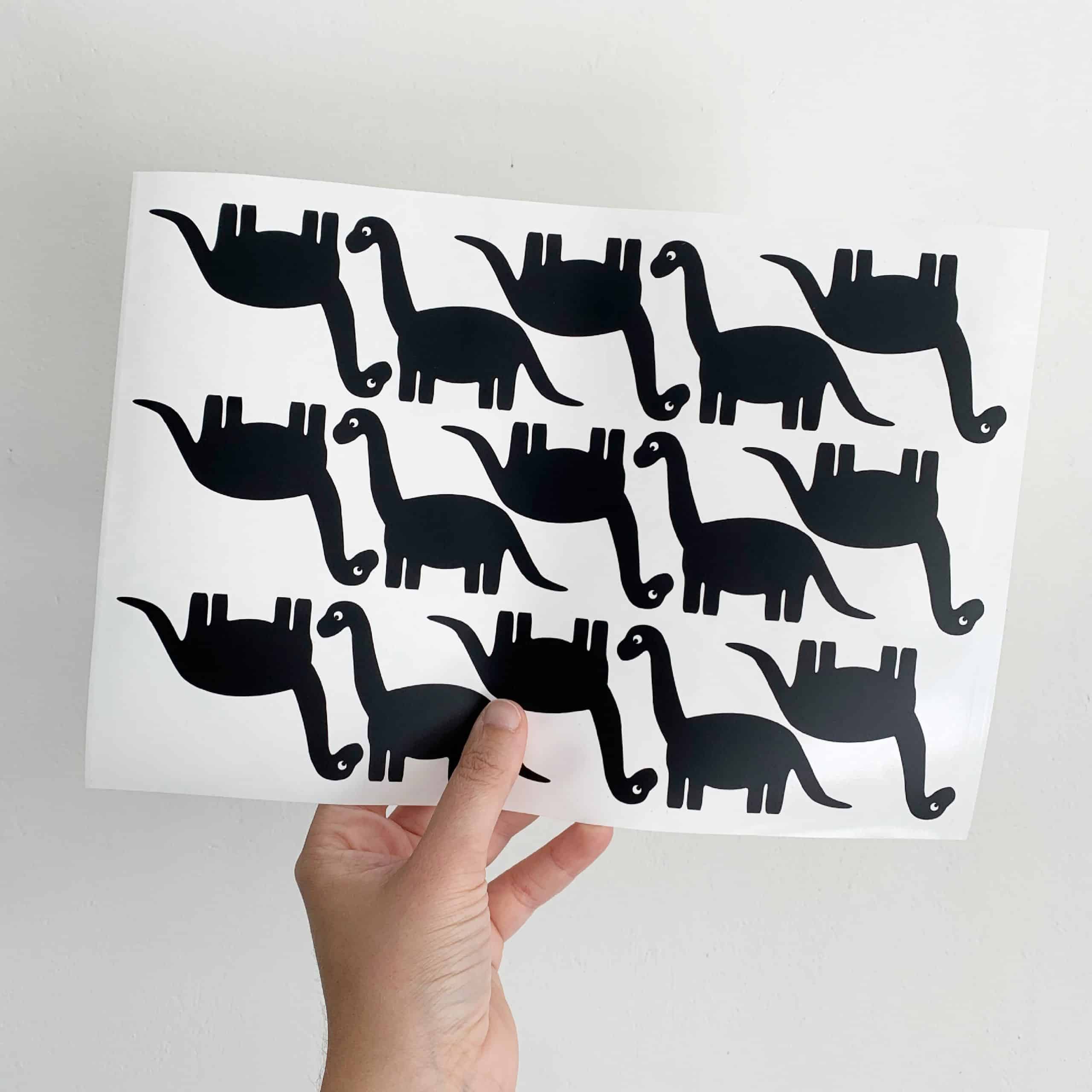Dinosaurus muurstickers (diverse kleuren)