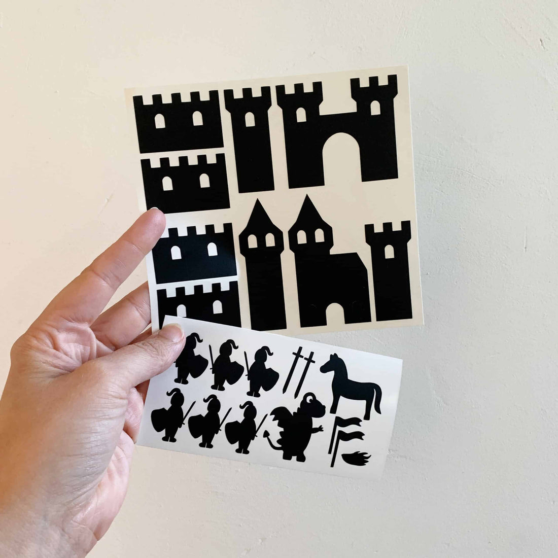 miniset kastelen stickers