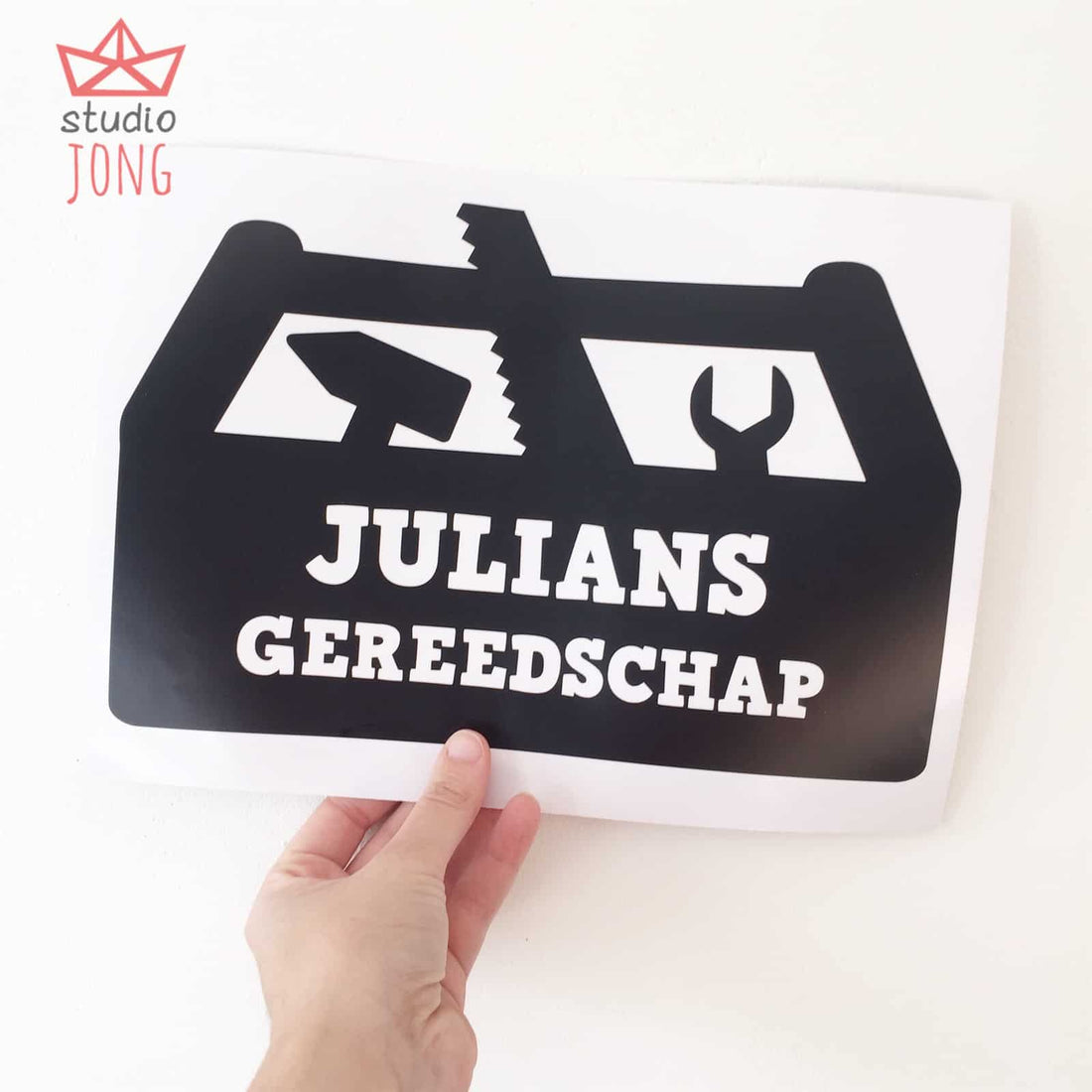 Stick & Fix gereedschapskoffer gepersonaliseerd (diverse kleuren)