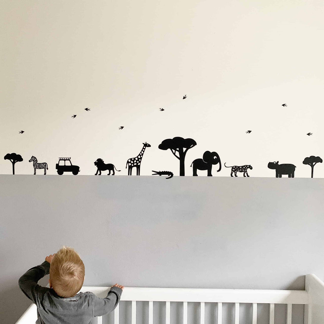 Op safari muurstickers