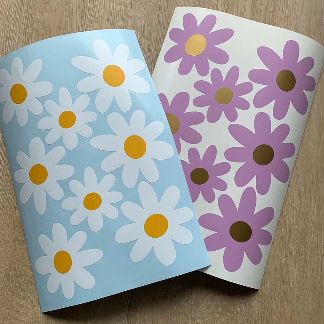 Madeliefjes bloemetjes muurstickers