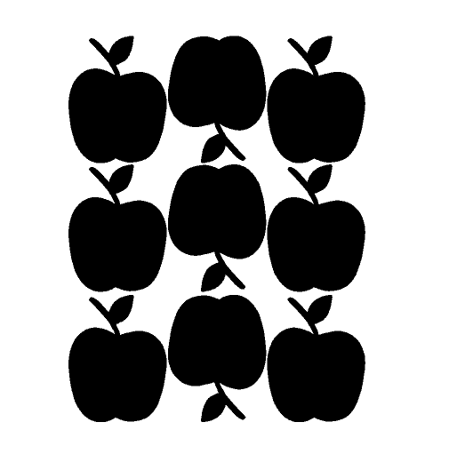 Appel muurstickers