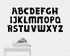 Letter stickers dieren