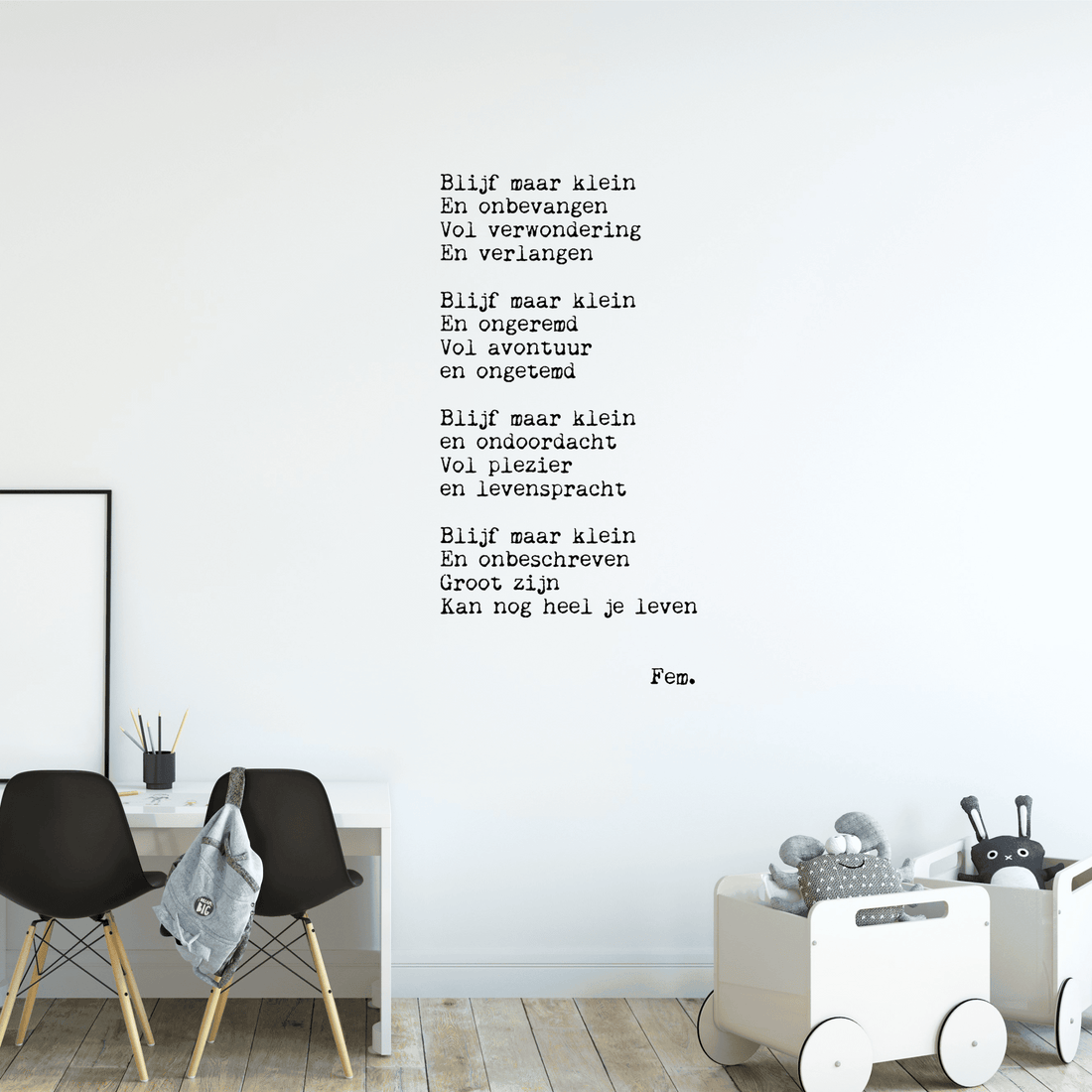 Papierpleziertjes muursticker &