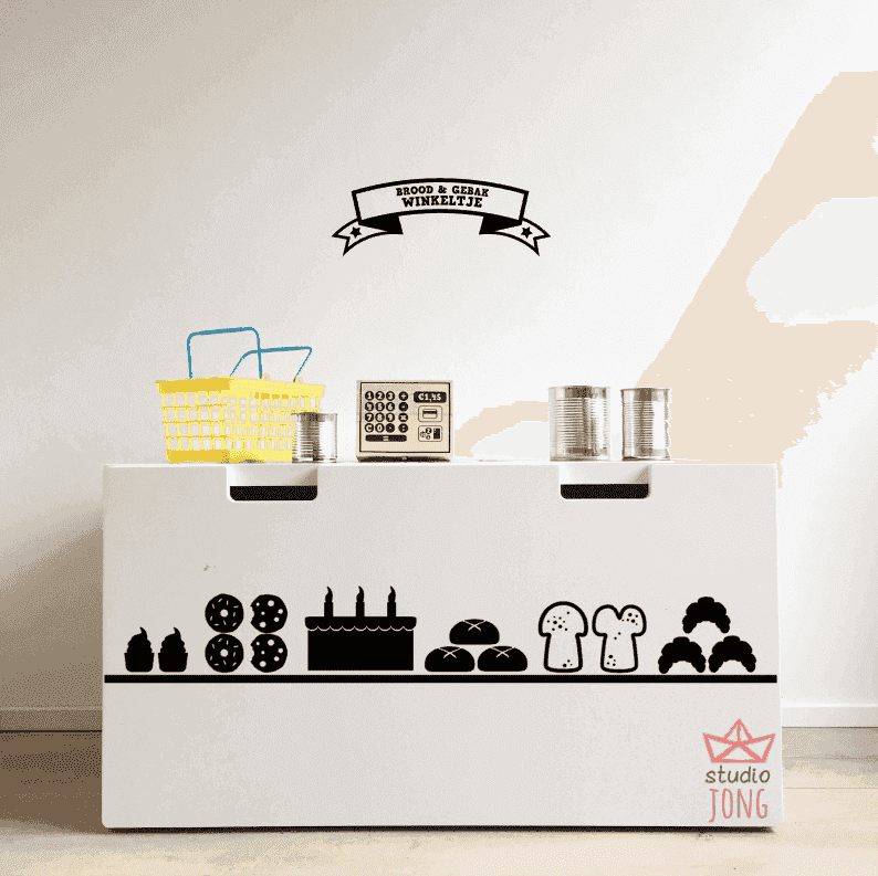 sticky shop winkelstickers brood en gebakwinkeltje