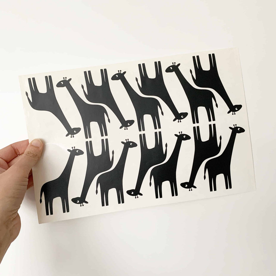 muurstickers giraffe