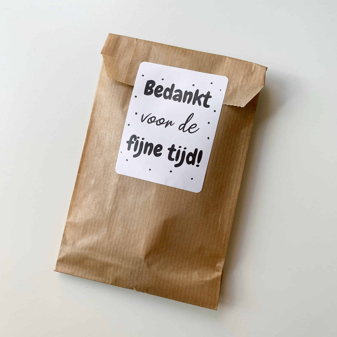Bedankt voor de fijne tijd stickers set van 10 stuks