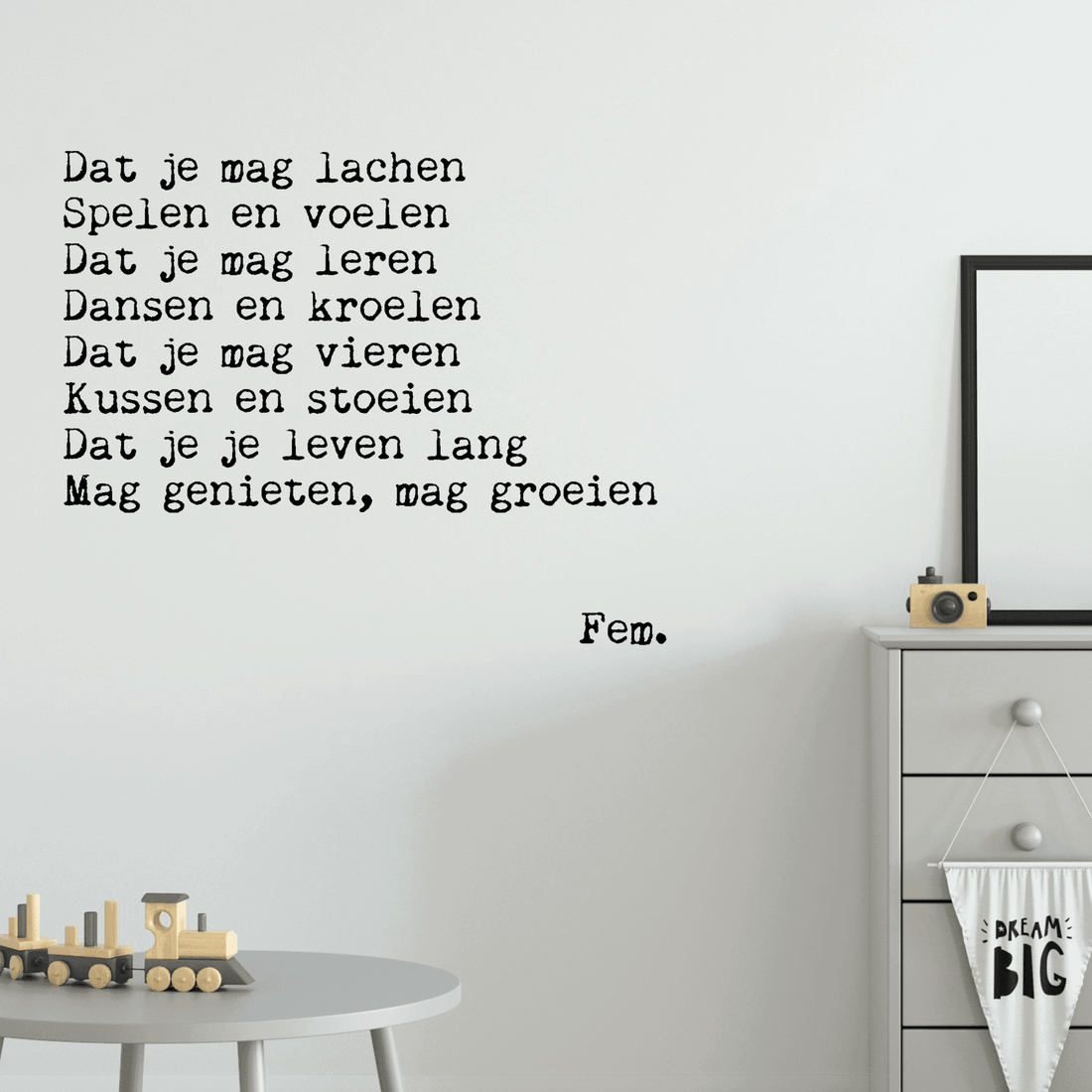 Papierpleziertjes muursticker &