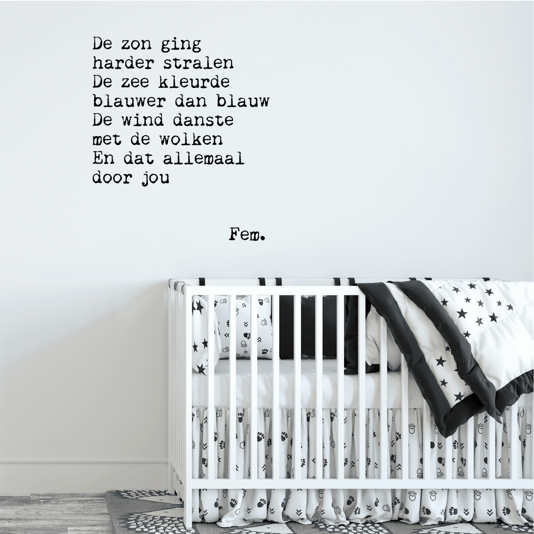 Papierpleziertjes muursticker &