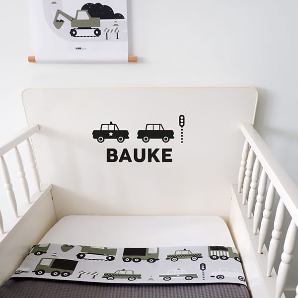 Deursticker auto gepersonaliseerd ANNIdesign (diverse kleuren)