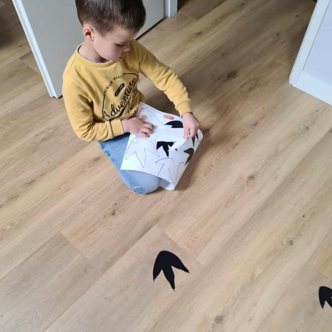 Sale Dino voetafdruk vloerstickers