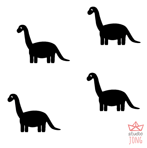 Dino muurstickers