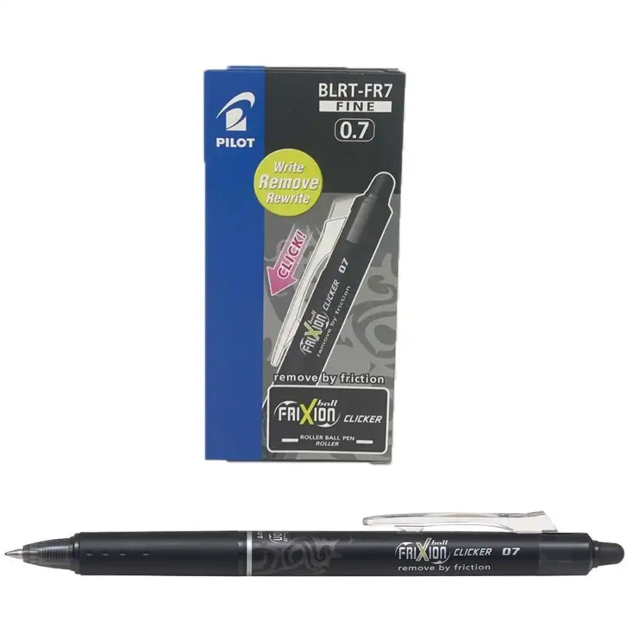 Frixion uitwisbare pen zwart schrijvend