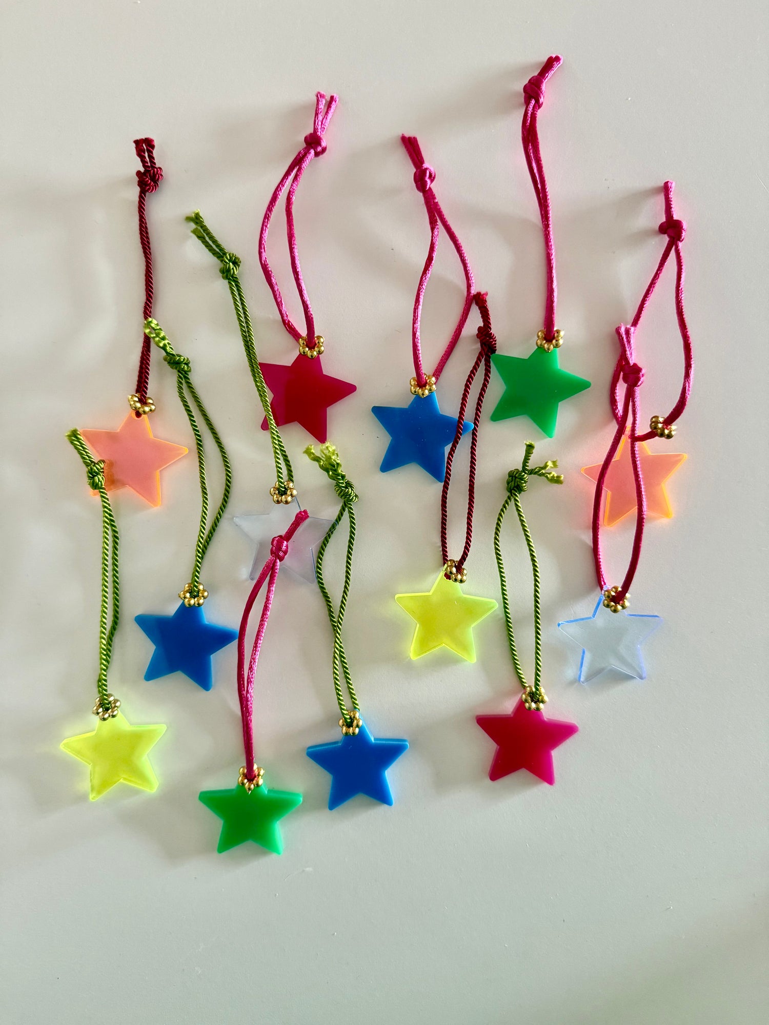 Sterretjes hangers set van 5