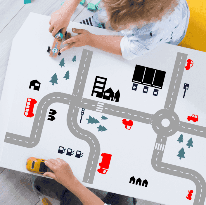 Sticky Roads voordeelset grijs + kleur