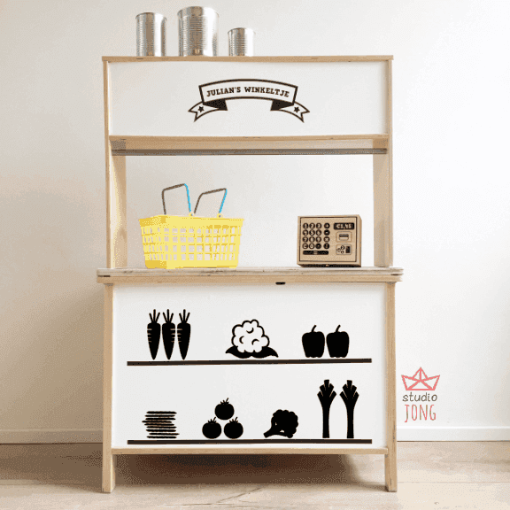 Sticky Shop winkelstickers groentewinkeltje