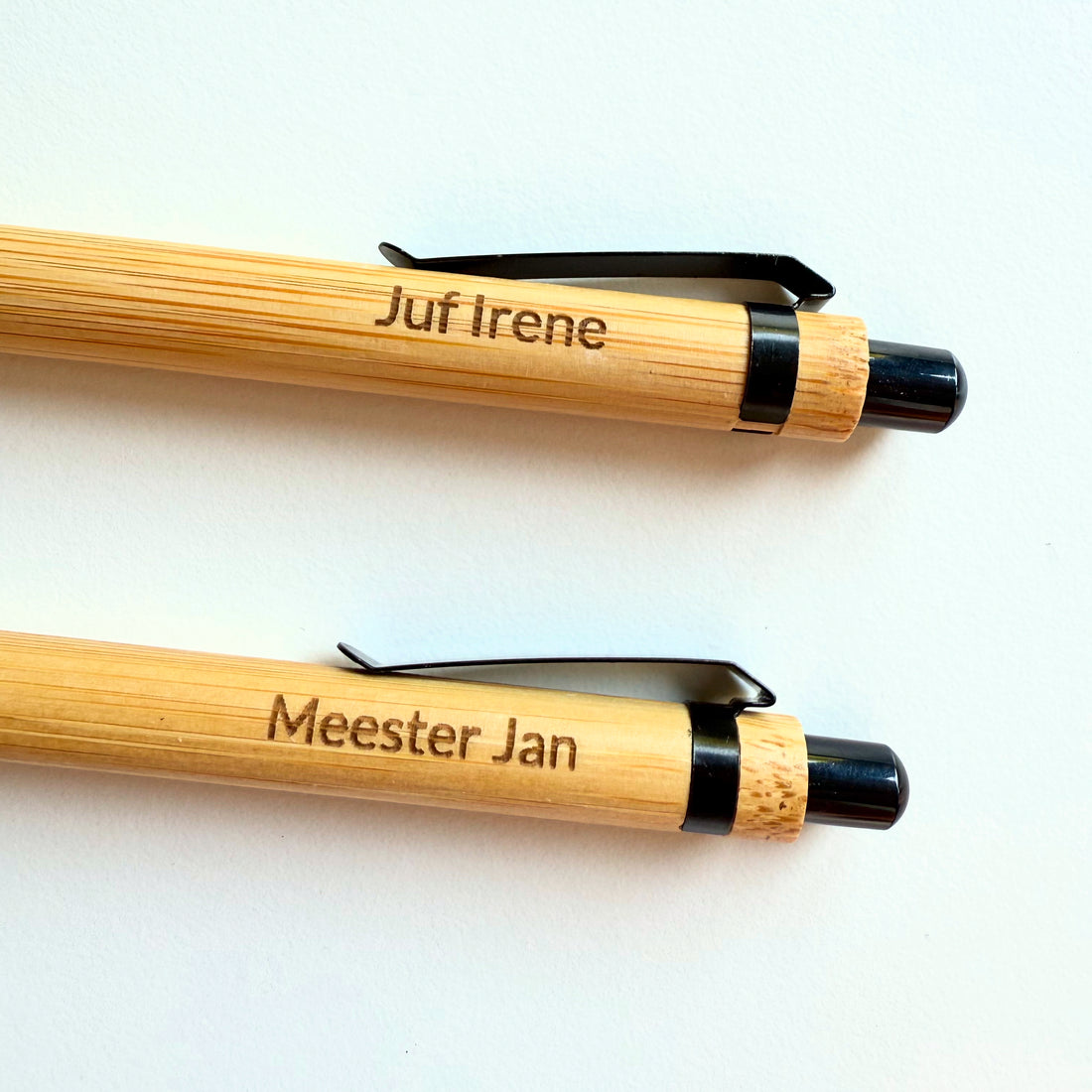 Houten pen met naam