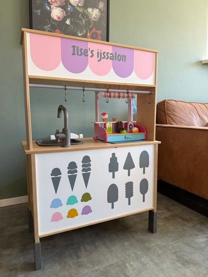 Stick &amp; Shop complete set voor ijssalon