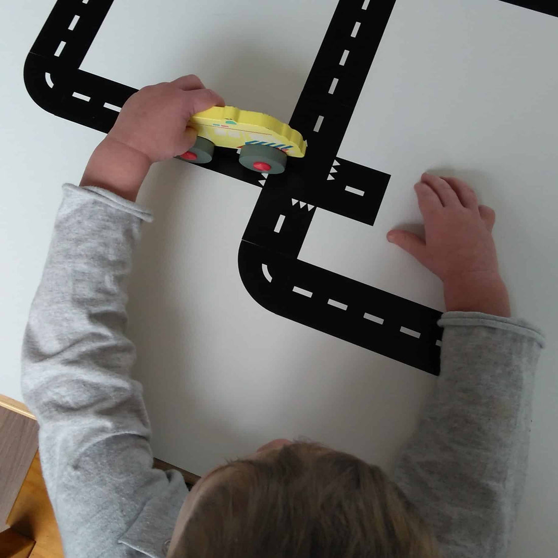 Sticky Roads (muur)stickers wegdelen