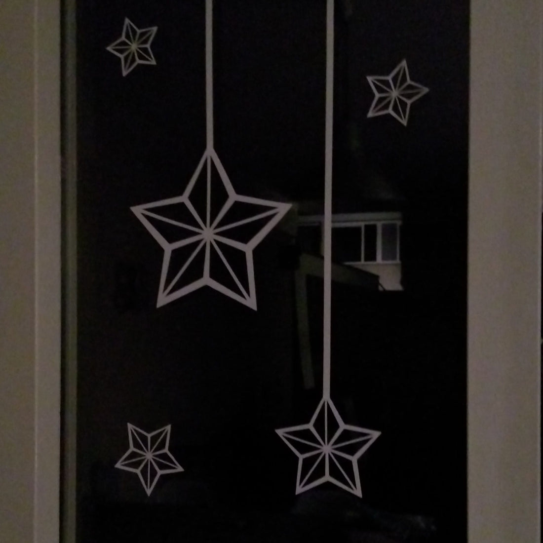 Set himmeli raamstickers sterren