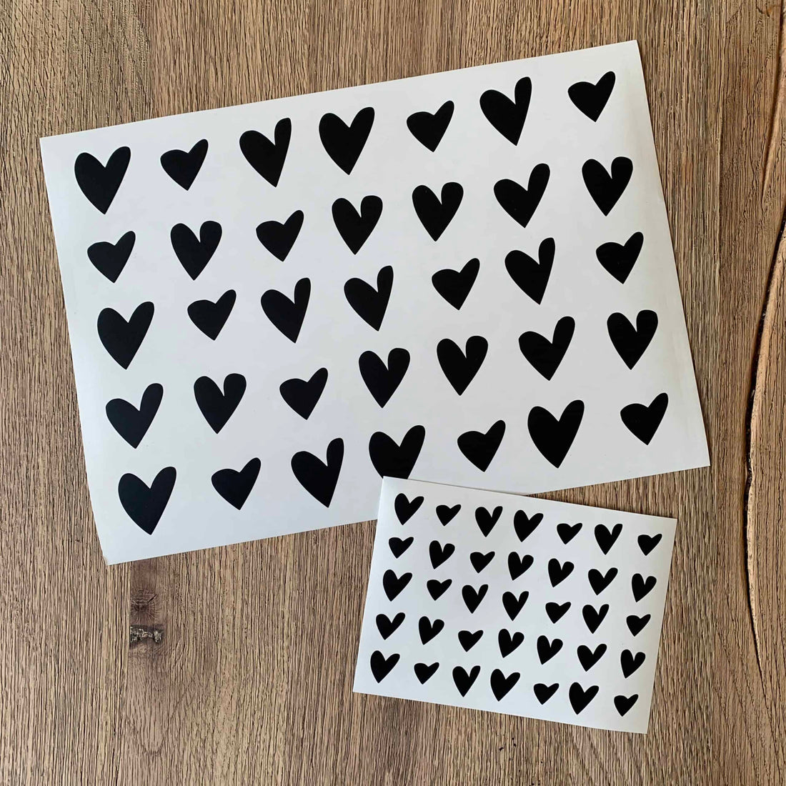 muurstickers hartjes