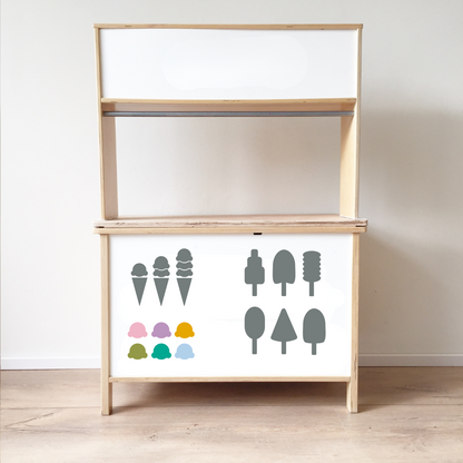 Stick &amp; Shop complete set voor ijssalon