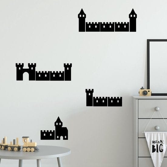 kasteelmuren muurstickers