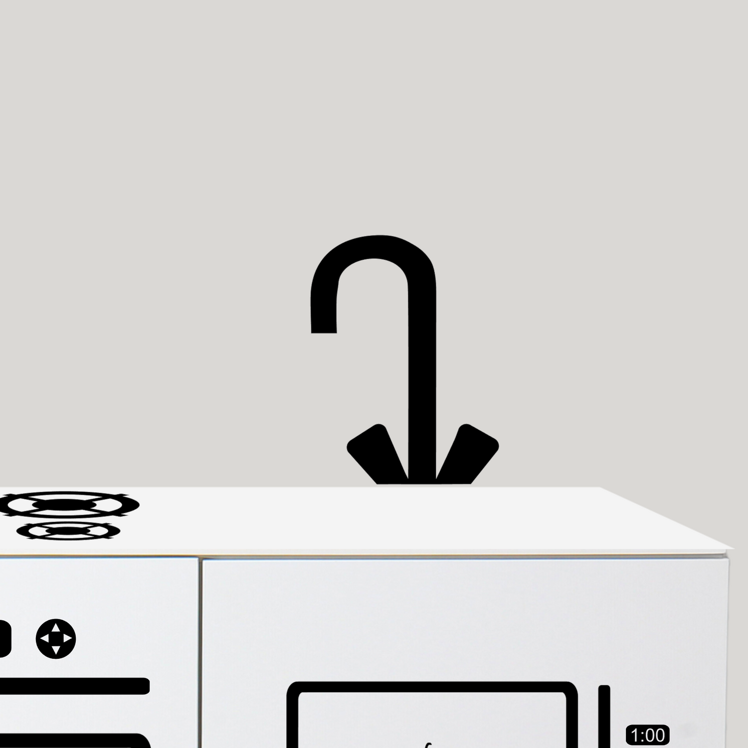 Stick &amp; Cook keukenstickers kraan