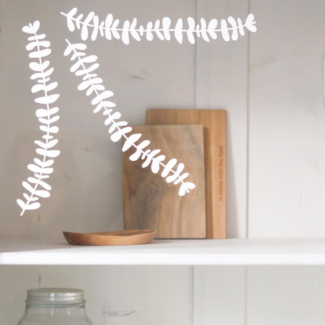 Botanische interieurstickers takjes