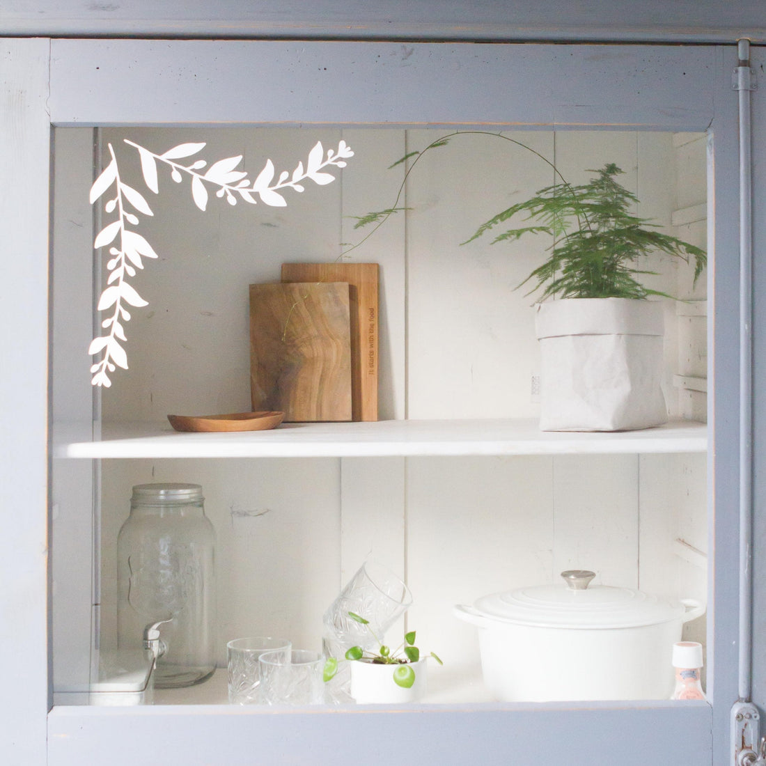 Botanische interieurstickers olijftakjes