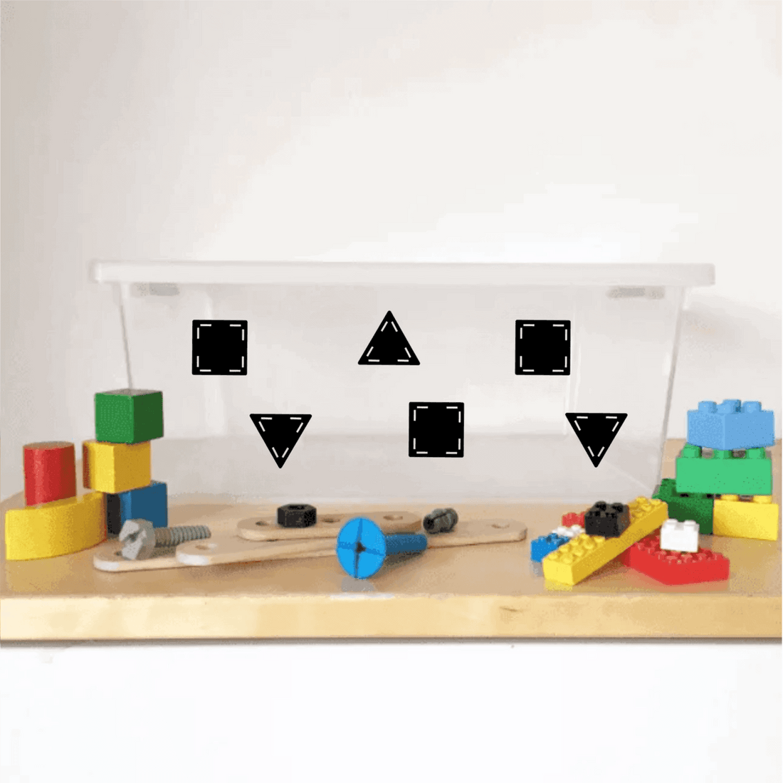 Magnetische tegels opruimstickers