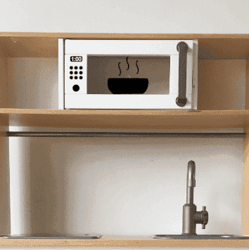 IKEA Duktig magnetron keukenstickers