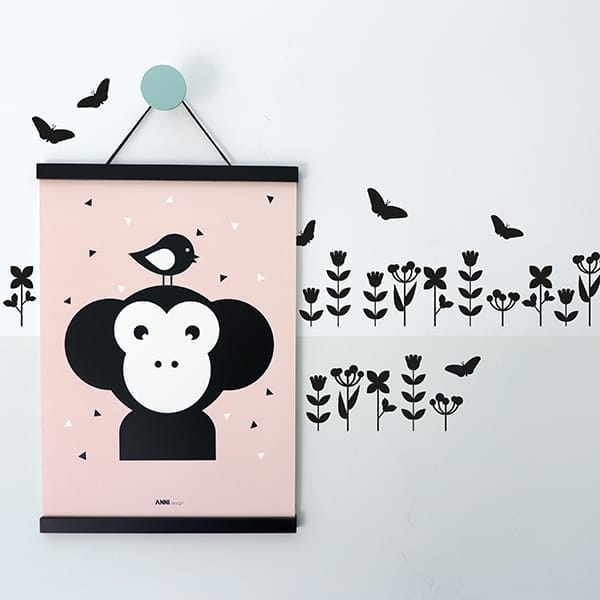 Muurstickers bloemen ANNIdesign (diverse kleuren)
