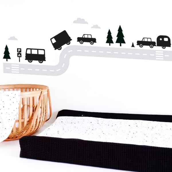 Muursticker caravan ANNIdesign (diverse kleuren)