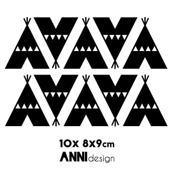Muurstickers Tipi ANNIdesign (diverse kleuren)
