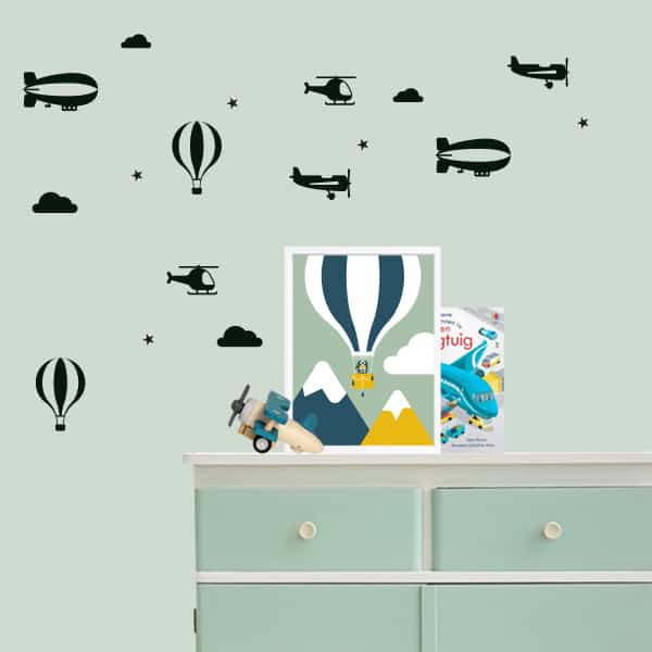 Muurstickers luchtverkeer ANNIdesign
