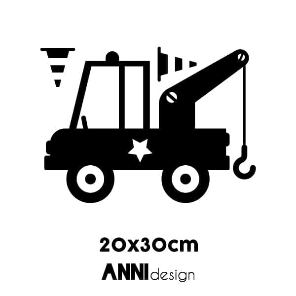 Muurstickers takelwagen ANNIdesign