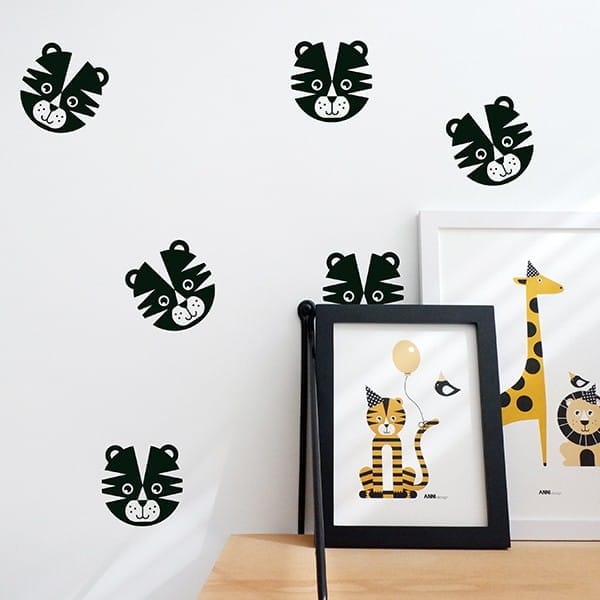Muurstickers tijgers annidesign