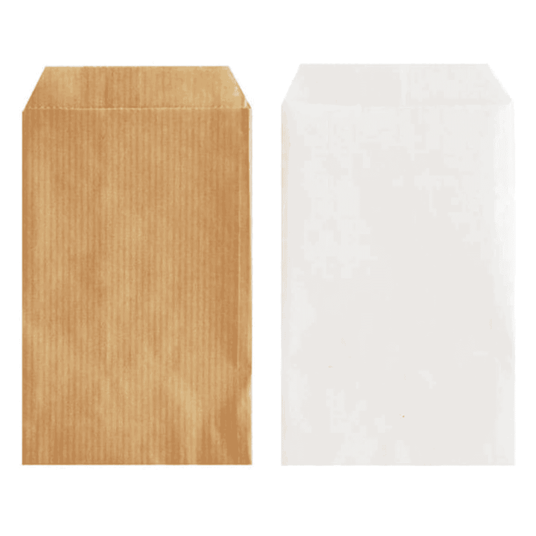 Traktatiezakjes kraft en wit