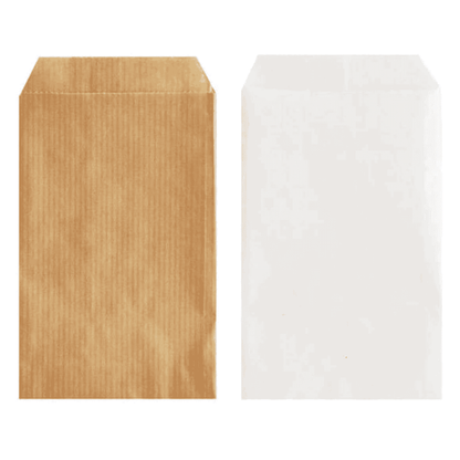 Traktatiezakjes kraft en wit