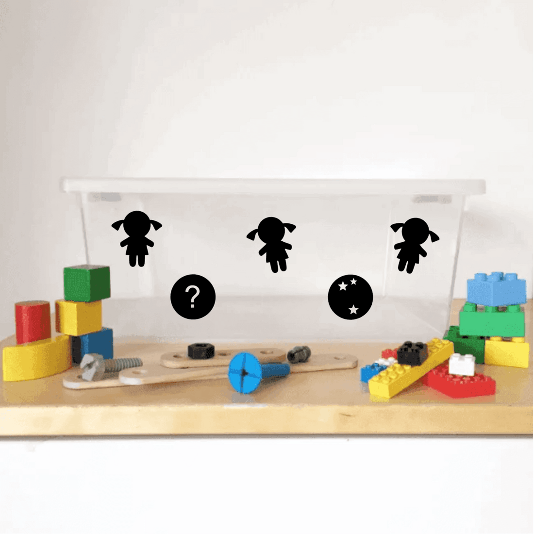 Opruimstickers poppen surprise ballen
