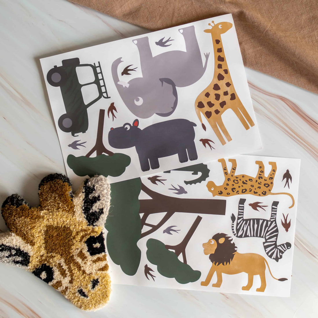 Safari/jungle muurstickers