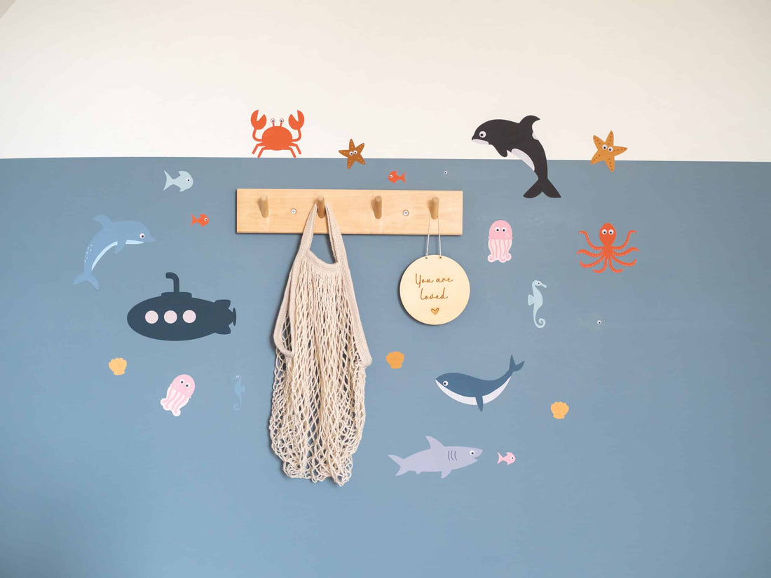 Zeedieren muurstickers
