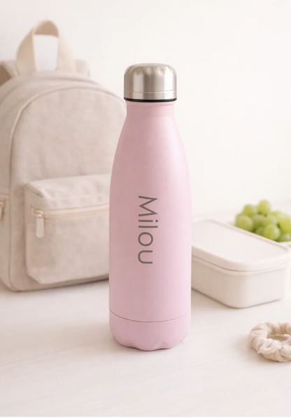 Rvs drinkfles 400ml met naam