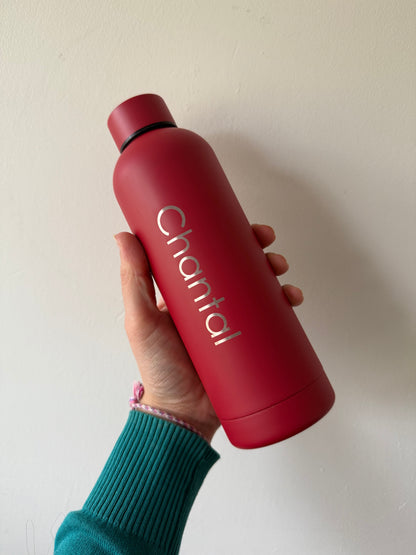 Rvs drinkfles 500ml met naam