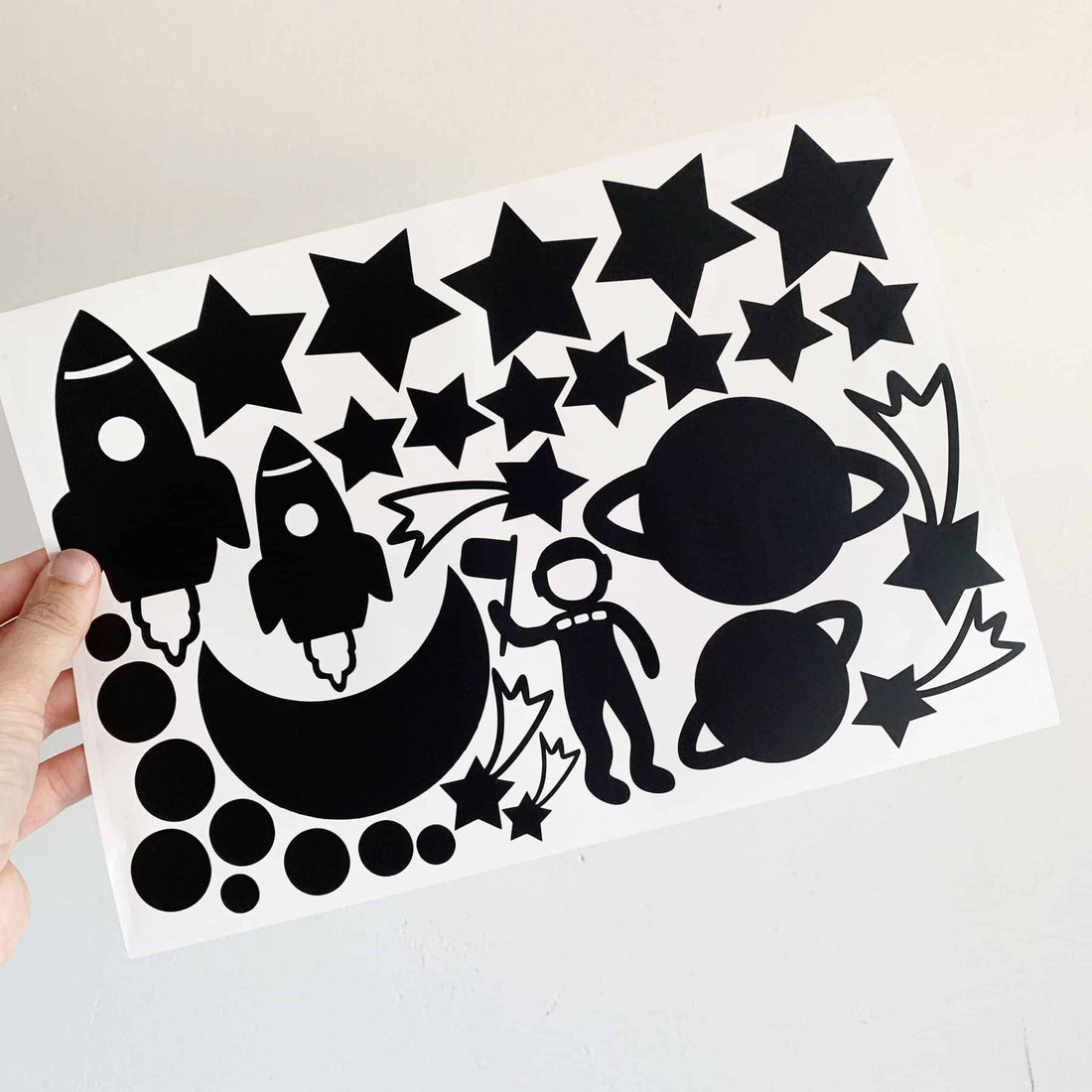 ruimte muursticker