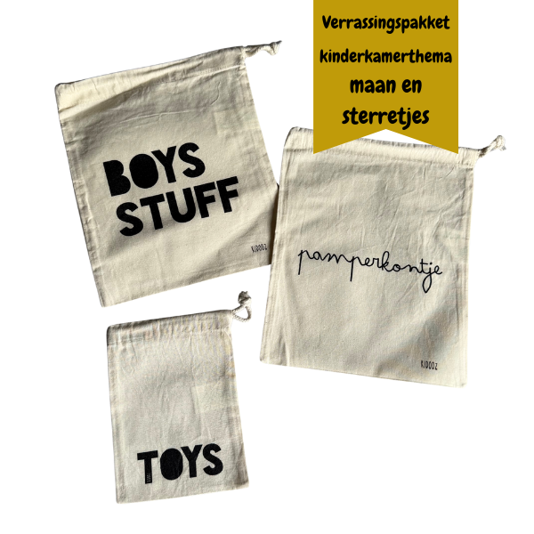 Verrassingspakket kinderkamer thema: maan en sterretjes