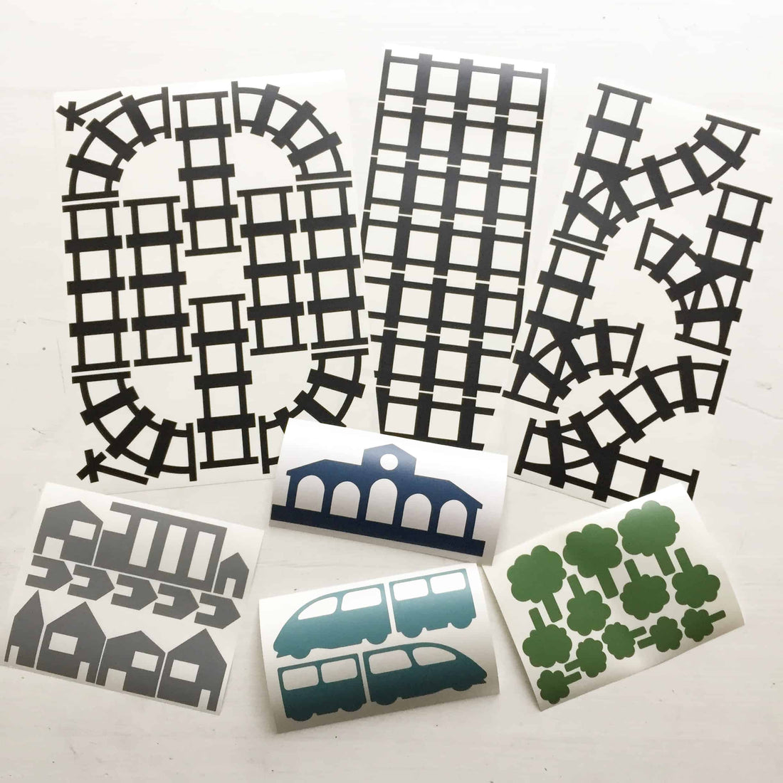 Sticky Rails zwart + kleur